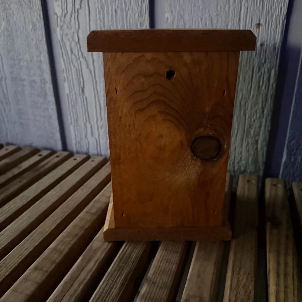 Vintage Wooden Christmas Scene Lantern Glass Fireplace Night‎ Light Wood Kitsch
